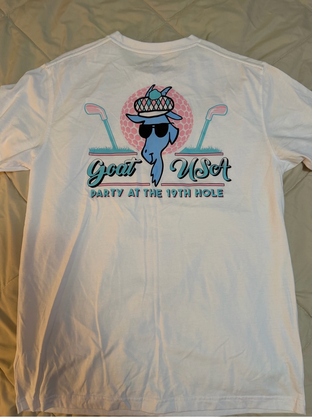 White Goat USA Golf Short-Sleeve Shirt
